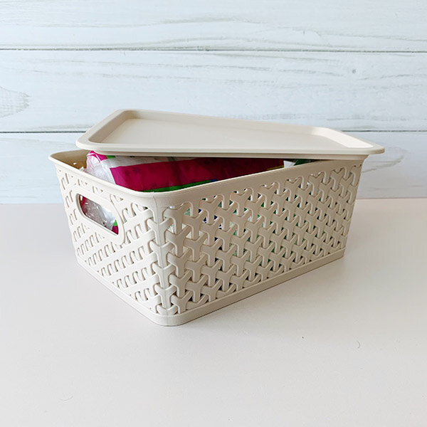 ORGANIZADOR CON TAPA BEIGE CH